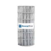 Fencer Wire Welded Wire Fence 2' x 100' 16-Gauge + Mesh 2" x 4" Galvanized Steel