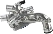 11537534521 1PC Upgrade Aluminum Thermostat Housing Assembly Compatible with Mini Cooper 1.6L 2007-2013