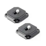 2xArca Type Compatible Quick Release Plate 38mm for Efficient Camera Switching