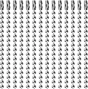 Ball Chains, 80 PCS Stainless Steel Adjustable Ball Chains Connector Clasp for Keychains, Price Tags, Dog Tags, Jewelry Making (10cm/3.9 Inch)