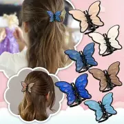 Women And Girls Butterfly Hair Clip For Thick Hair Matte Cute Hair Pin Hair Clip