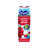 在飛比找PChome24h購物優惠-優鮮沛蔓越莓綜合果汁-經典原味1000ml(10入/箱)