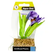 Aqua One Log Base Violet Plastic Plant Small