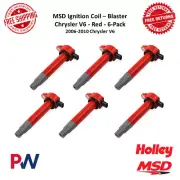 MSD Ignition Coil Blaster Red 6 Pack For 2006-11 Chrysler, Dodge, Volkswagen V6 (for: Chrysler)