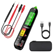 BSIDE S6 Voltage Detector Multimeter Voltage Detector Pen AC/DC Voltage Tester - Black