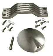 Zinc Anode Kit for Yamaha F200 F225 F250 F300 3.3L & 4.2L V6 W/ Flat Skeg Anode