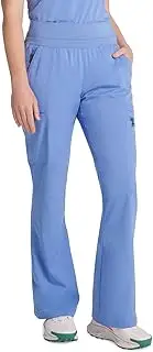 [Healing Hands] Scrub Pants for Women - Purple Label Bootcut Yoga Pants with 8 Pockets & Knit Waistband - HH002