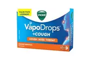 VICKS VapoDrops +COUGH Orange Menthol 36 lozenges