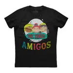 男士T恤百搭休閒可愛搞笑CINCO DE MAYO THE THREE AMIGOS 短袖黑色 230310