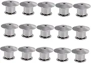 [STOBOK] 30 Pcs Flat Head Buckle Cap Metal Daily Use Pin Backs Pin Badge Backs Home Supplies Pin Supplies Locking Clasp Parts Alloy Pin Locks Back Brooch Supplies Jewelry Buckle Major