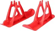 Milisten 1 Set Ski Board Sledge Snow Sledge Board Snow Sled Ski Scooter Snow Accessories for Snow Sleigh Snow Sled Winter Snow Sled Snow Sled Boat Sled Board Red Plastic