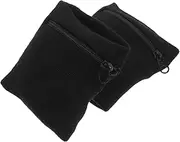 [ANDRESLAD] 2pcs Sports Wrist Coin Wallet with Men's Wrist Strap Running Phone Holder Gym Key Holder for Women Men