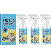 3pcs Bed Bug Killer Spray Crawling Insect Dust Mite Bedbugs Treatment