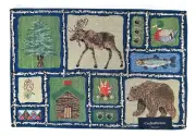 Croft & Barrow ~ Moose Lodge Tapestry Placemats ~ Set of 6 ~ Cabin Core