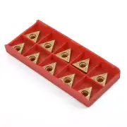 10pcs 1/2 Lathe Indexable Carbide Insert Turning Tooling Bit Holder Set Tool