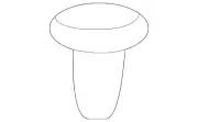 Genuine Honda Cargo Net Hook 84604-S5P-A11