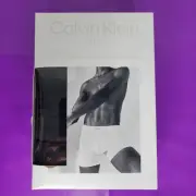 Calvin Klein Underwear Men XL 3 Pack Pure Cotton Stretch Boxer Brief Black $49!