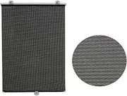 Blackout Roller Blind With Suction Cup,Sunshade Roller Blinds,Retractable Balcony Window Shades,Home Thermal Insulated Curtains Without Drilling,Sun Shades for Car Windows (125×68cm/49.2×26.8in,Black)