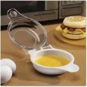 Trenton Gifts Microwave Egg Cooker/Poacher, Easy Scrambled Omelet Maker,...