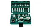 Socket Set 1/4"D, 58pc - Kamasa 56017 New