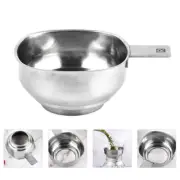 Stainless Steel Funnel Funnels Wide Mouth Kitchen Use Large Hole