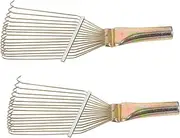Dog Brush Poodle Grooming Kit 2pcs Wool Rakes Cashmere Brush Pet Hair Combs Random Style
