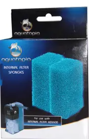 Sponges for Aquatopia Aquarium Internal Filter 400 & 600 (Pack of 2 Sponges)