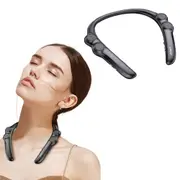 Neckband Bluetooth Speaker Wireless Wearable Speaker with 3D Stereo Sound and Mic-Black