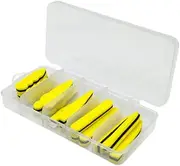 Folpus 15x Fly Tying EVA Foam Bodies DIY Fishing Lures Practical Baits with Storage Box Fishing Float Making Dry Fly Tying Materials