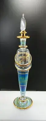 Vintage Handmade Egyptian Bottle made pre 1995 Swarovski Crystal JCE17 48