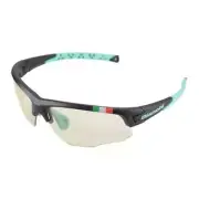 Bianchi Sunglasses Half Rim Free Size Gray Lens Sports NXT Black Green Flame