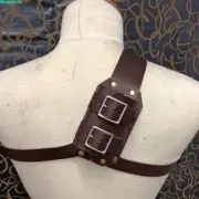 Retro Cosplay PU Leather Medieval Warrior Back Scabbard Strap for Sword Holder