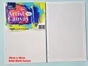 5pc 30cm x 40cm Artist Blank Canvas Panel Panels Board art Drawing 12"x 16" BULK