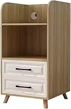 Printer Shelf Printer Stand Printer Rack Printer Stand with 2 Storage Drawer Printer Storage Rack for Fax Machine Scanner Files Books Printer Holder Printer Shelves (Color : A)