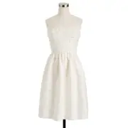 J CREW WEDDING OR GRADUATION DRESS 0 PEARL BLOSSOM FLOWERS STYLE 48704 NWT