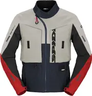 Spidi Frontier Motorcycle Textile Jacket, white-red-blue, Size XL for Men White Red Blue