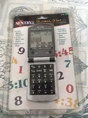 Sentry Global Three In One Alarm ; Clock ; Calculator