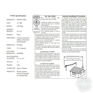 【飛翔商城】DIAMOND F-718 無線電 基地台木瓜單頻天線◉公司貨◉453cm◉UHF◉430MHz◉基地架設