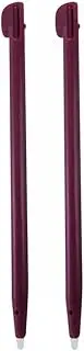 2x Wine Red (Burgundy) Replacement Touch Screen Stylus Pen, Compatible with Nintendo DSi XL (NDSi XL)