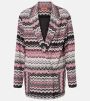 [Missoni] Missoni Zigzag blazer UK 10 multicoloured
