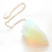 Raw Opalite Crystal Pendulum for Divination and Dowsing