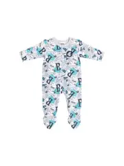 Carlton Blues AFL Baby Cloud Puff Romper | GREY by Sporting House