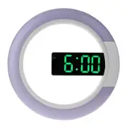 1Set LED Digital Wall Clock Digital Alarm Clock Plastic V5K43546
