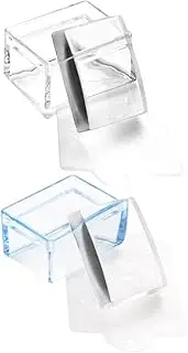 HAKIDZEL Nail Art Stamper 2pcs Women Manicure Seal Square Stampers Nail Tools Kit Diy Transfer Work