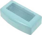 Gogogmee Nail Tools Box Sturdy Nail Art Tool Cleaning Case for Tweezer Manicure Tools Nail Drill Bits