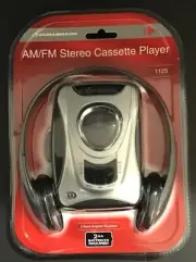 Durabrand AM/FM Stereo Portable Cassette Player w/Headphones 1126 New Sealed
