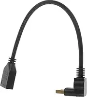 BAZEITFLOW Displayport Extension Cable Angled Male to Female Cord Video Accessory for Enhanced Display Ergonomic Design for Convenient Connection to Monitors