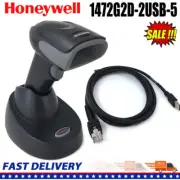 Honeywell Voyager XP 1472G2D-2USB-5 Cordless 2D USB Barcode Scanner Reader Kit