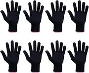 ccHuDE 8 Pcs Professional Heat Resistant Gloves Flat Curling Iron Glove Curling Wand Heat Protect Gloves Heat Proof Glove Mitts for Hair Styling Heat Blocking