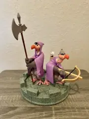 Disney Parks Robin Hood Trigger and Nutsy Vultures Resin Figure Rare NEW